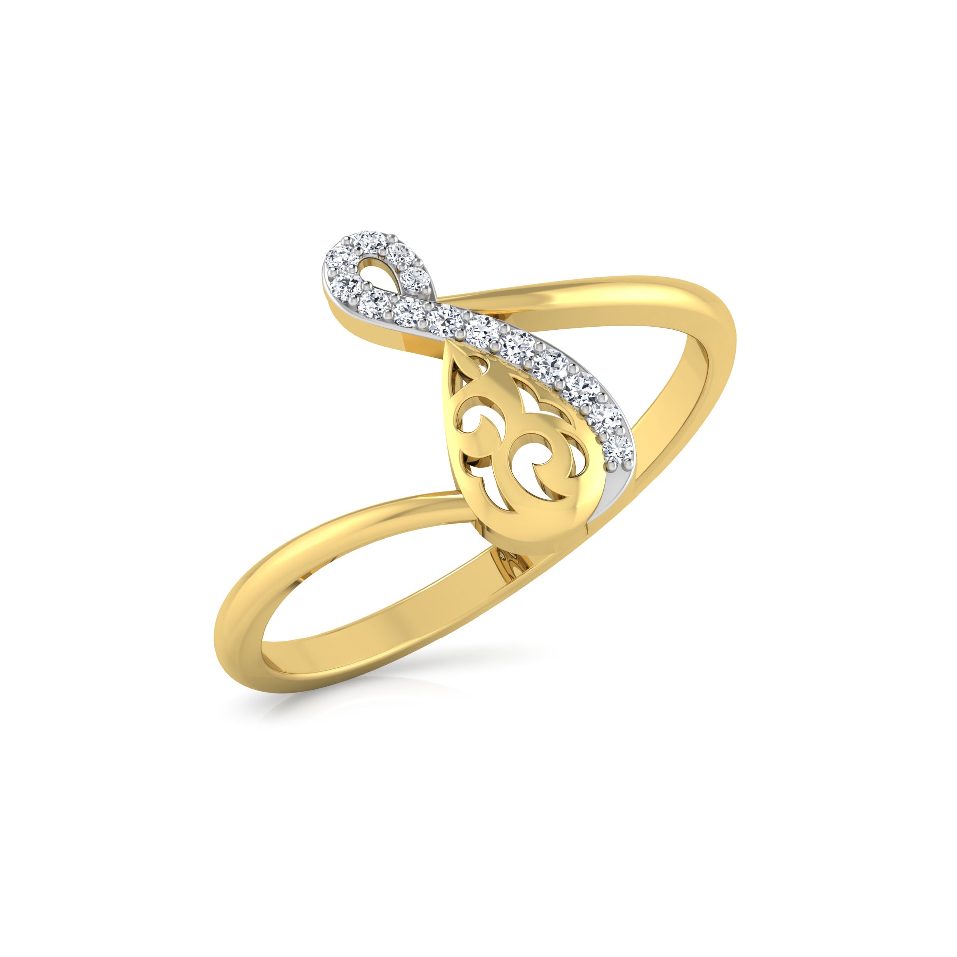 Prism Panorama 14Kt Diamond Ring