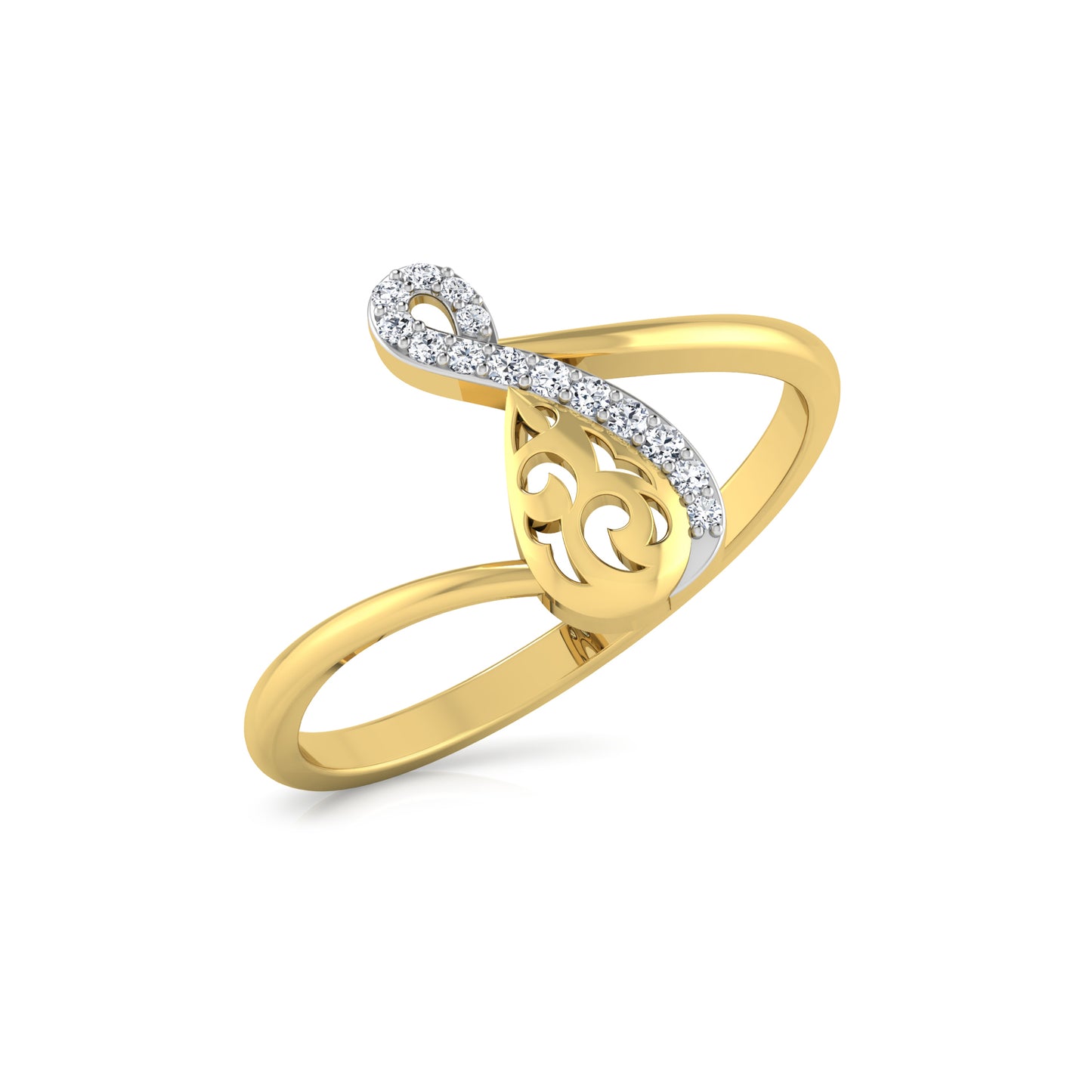 Prism Panorama 14Kt Diamond Ring