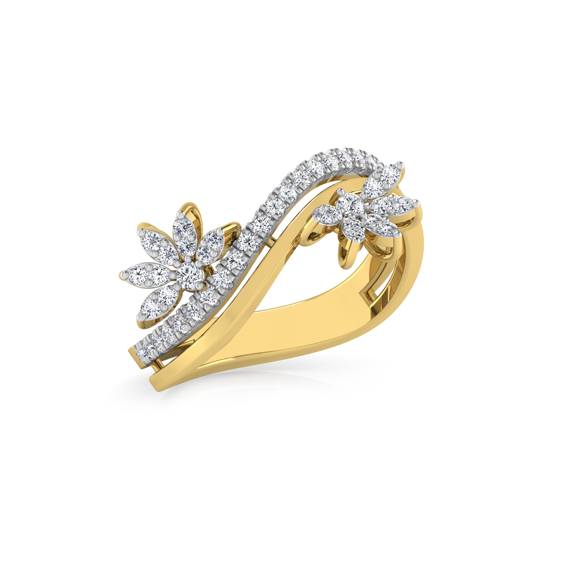 Celestial Crystal Celeste 14Kt Diamond Ring