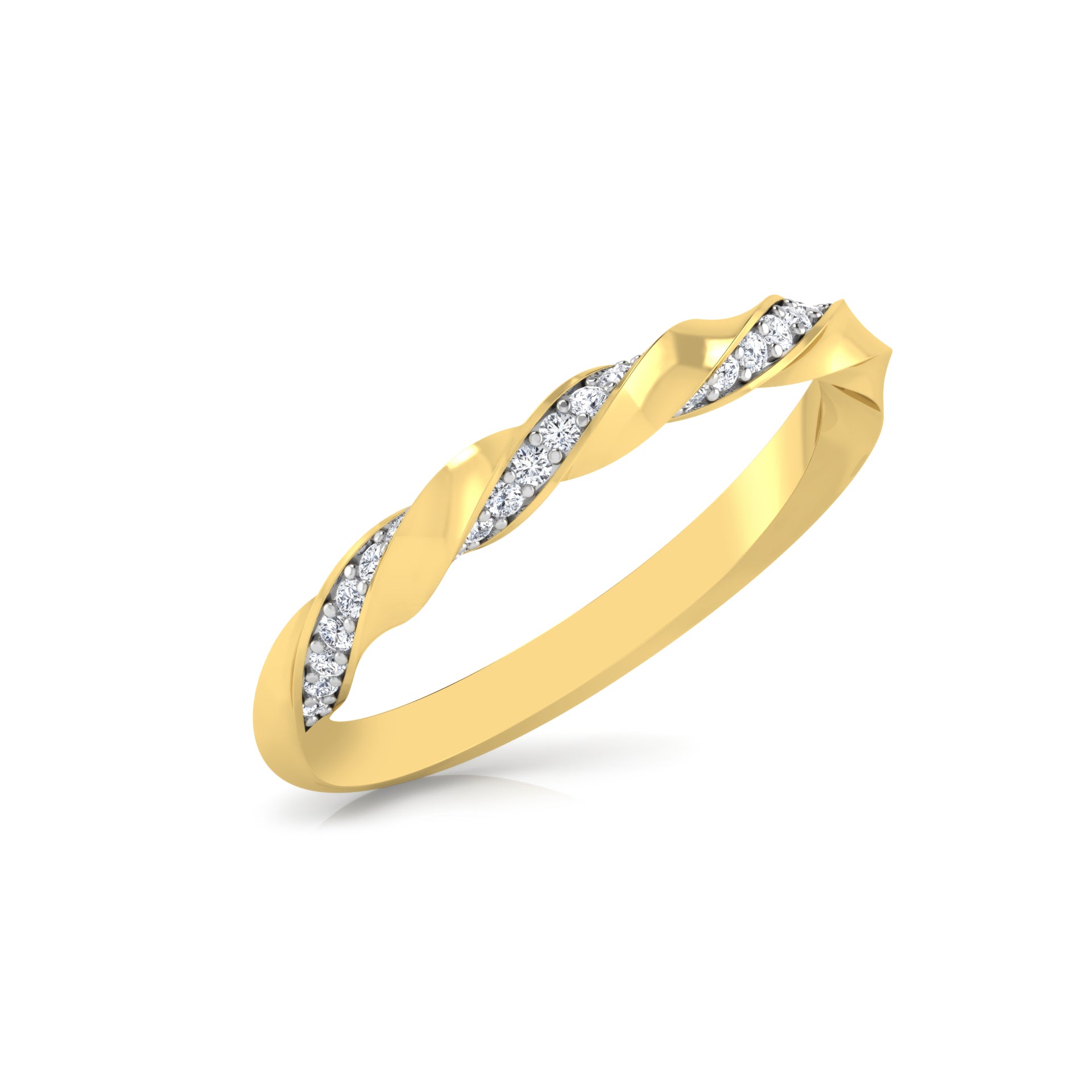 Enigmatic Elegance Enchant 14Kt Diamond Ring
