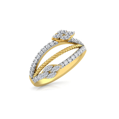Radiant Reflections Resplendence 14Kt Diamond Ring