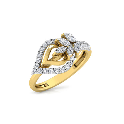 Shimmering Stardust Symphony 18Kt Diamond Ring