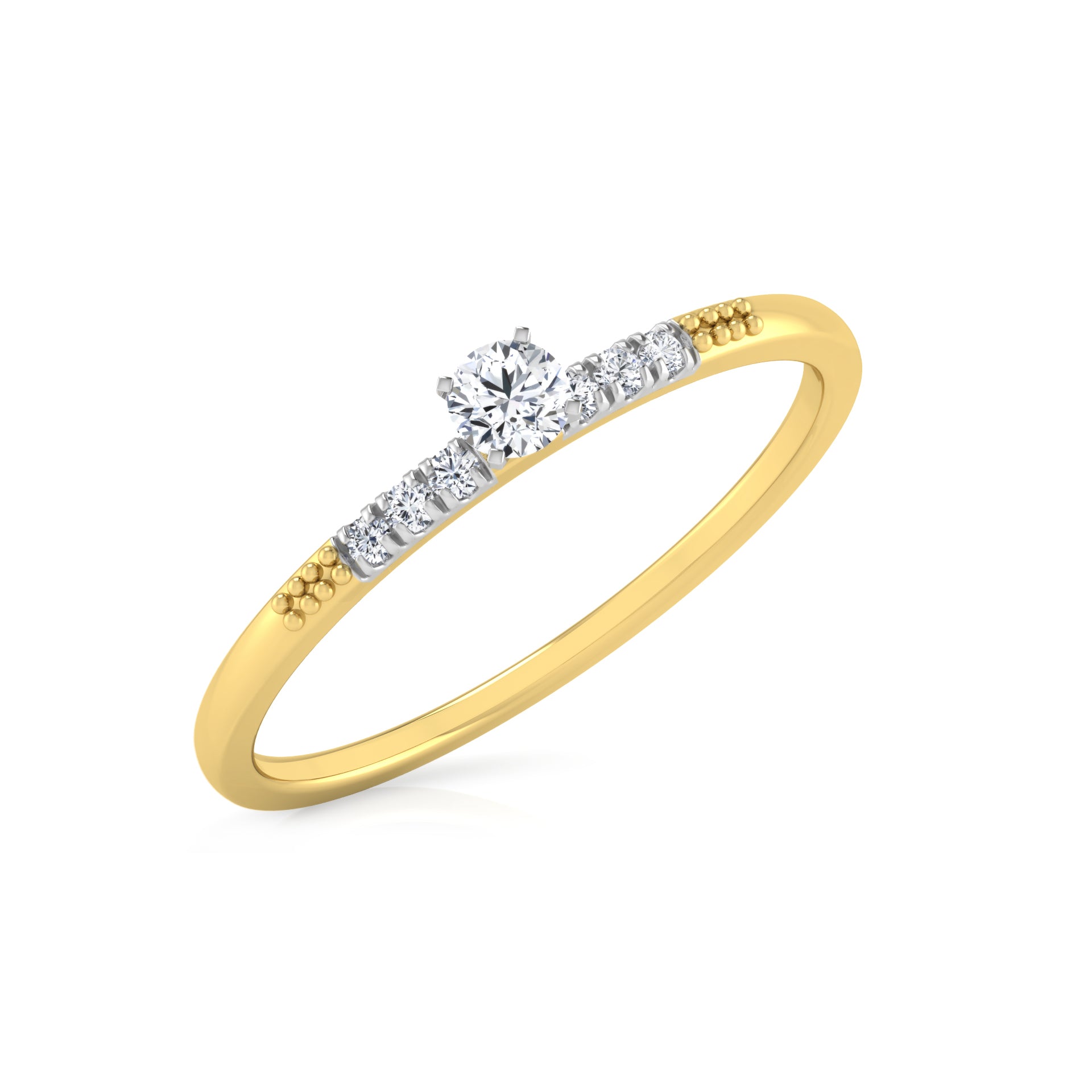 Crest 14Kt Diamond Ring