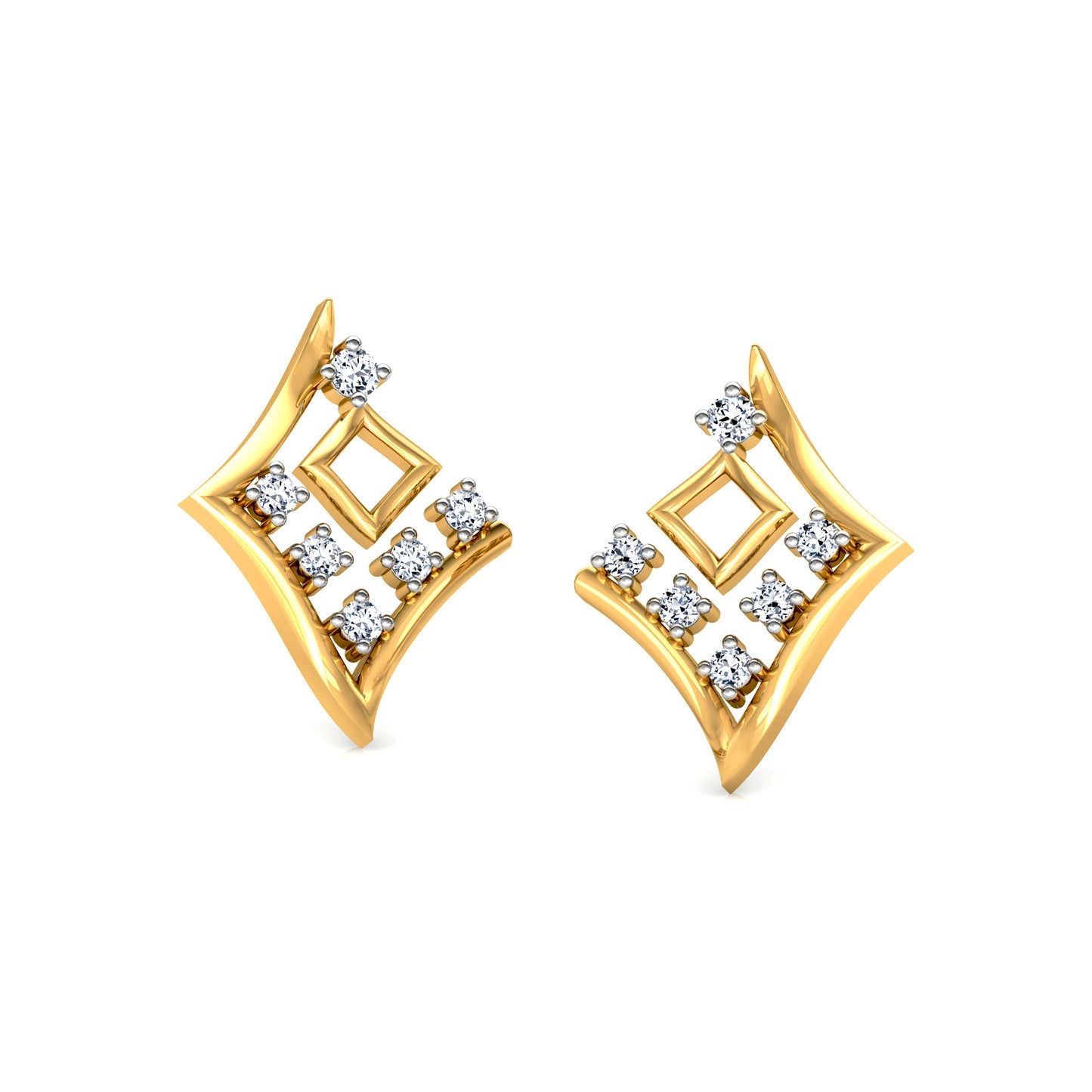 Illustrious Iris Earrings 18K