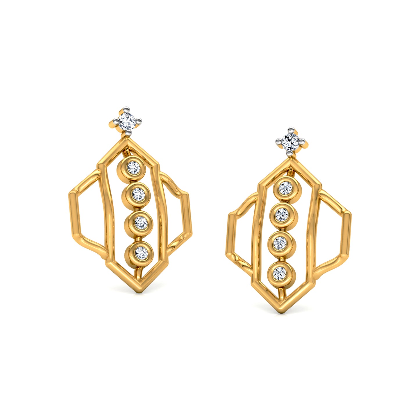 Prismatic Prismara Earrings 18K