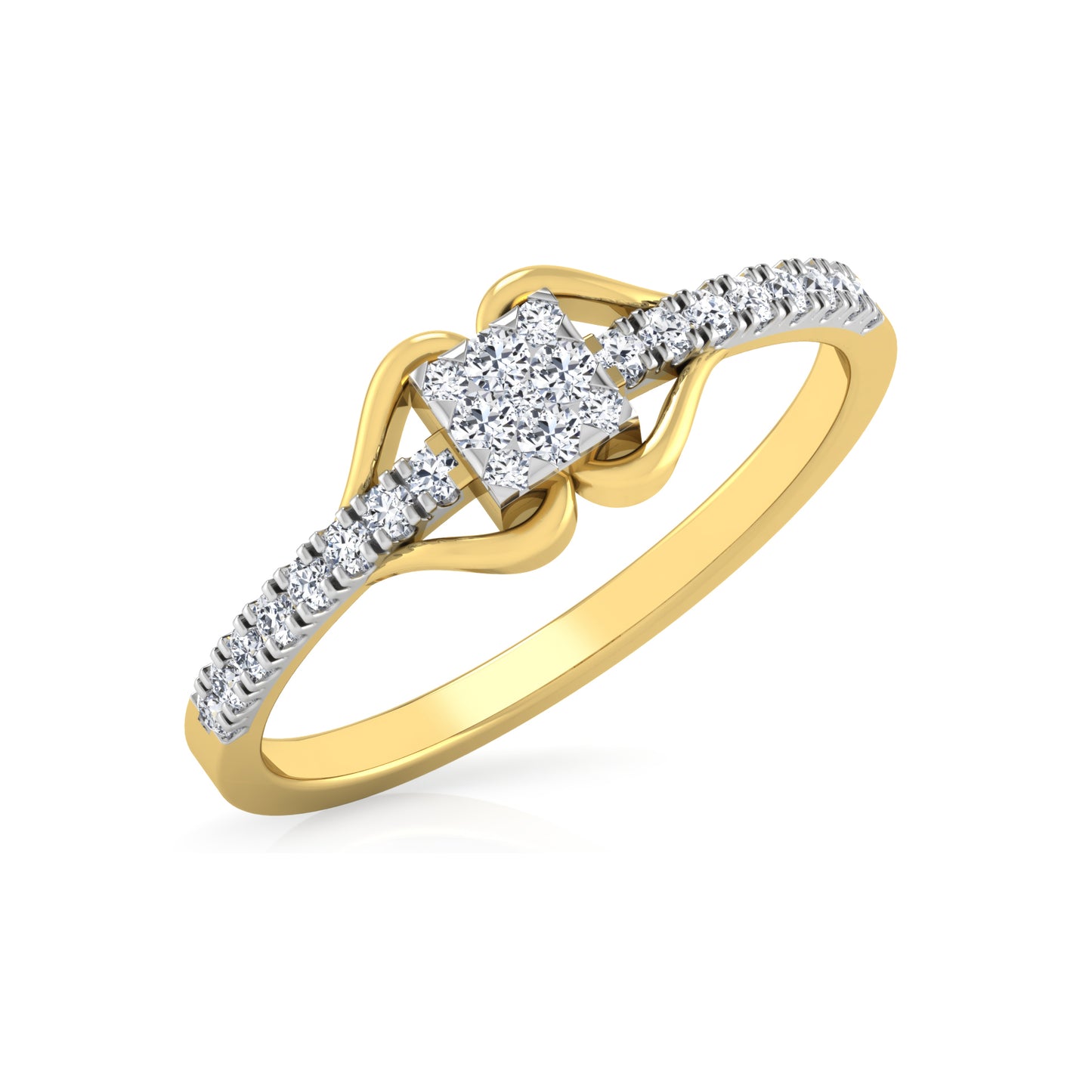 Whispering Wonders 14Kt Diamond Ring