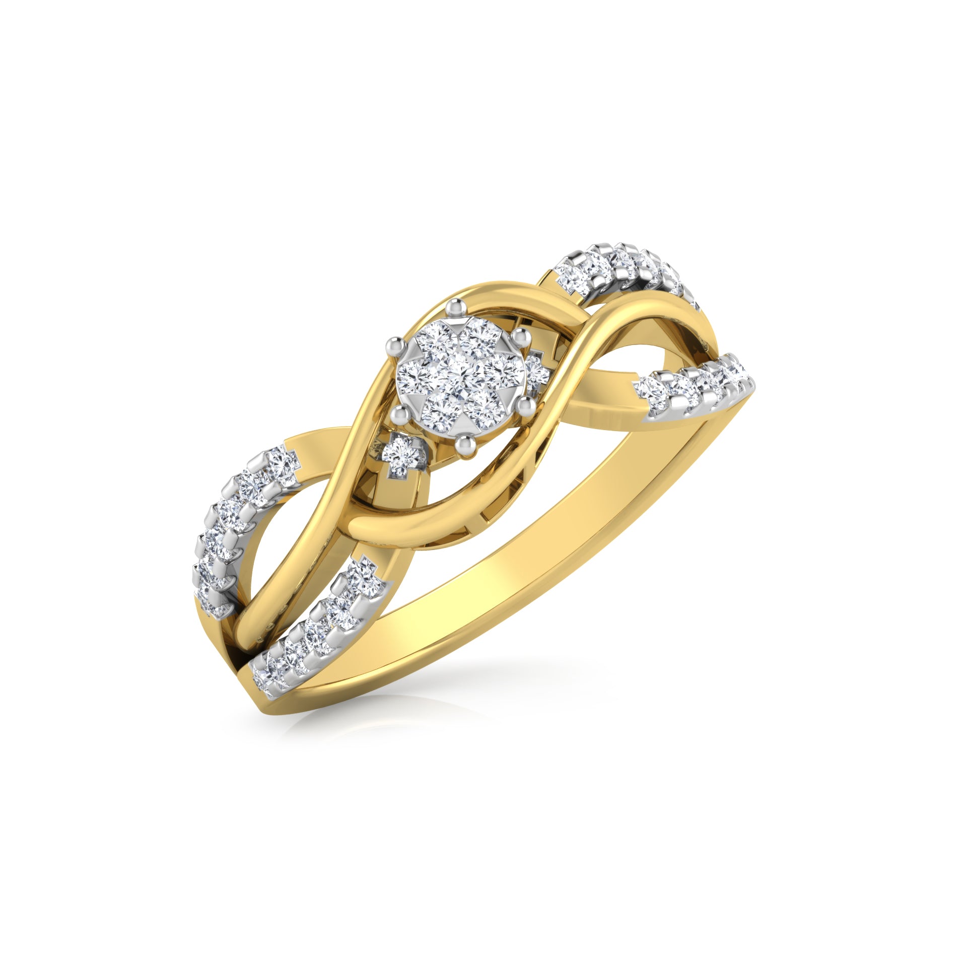 Azure Alchemy Adoration 14Kt Diamond Ring