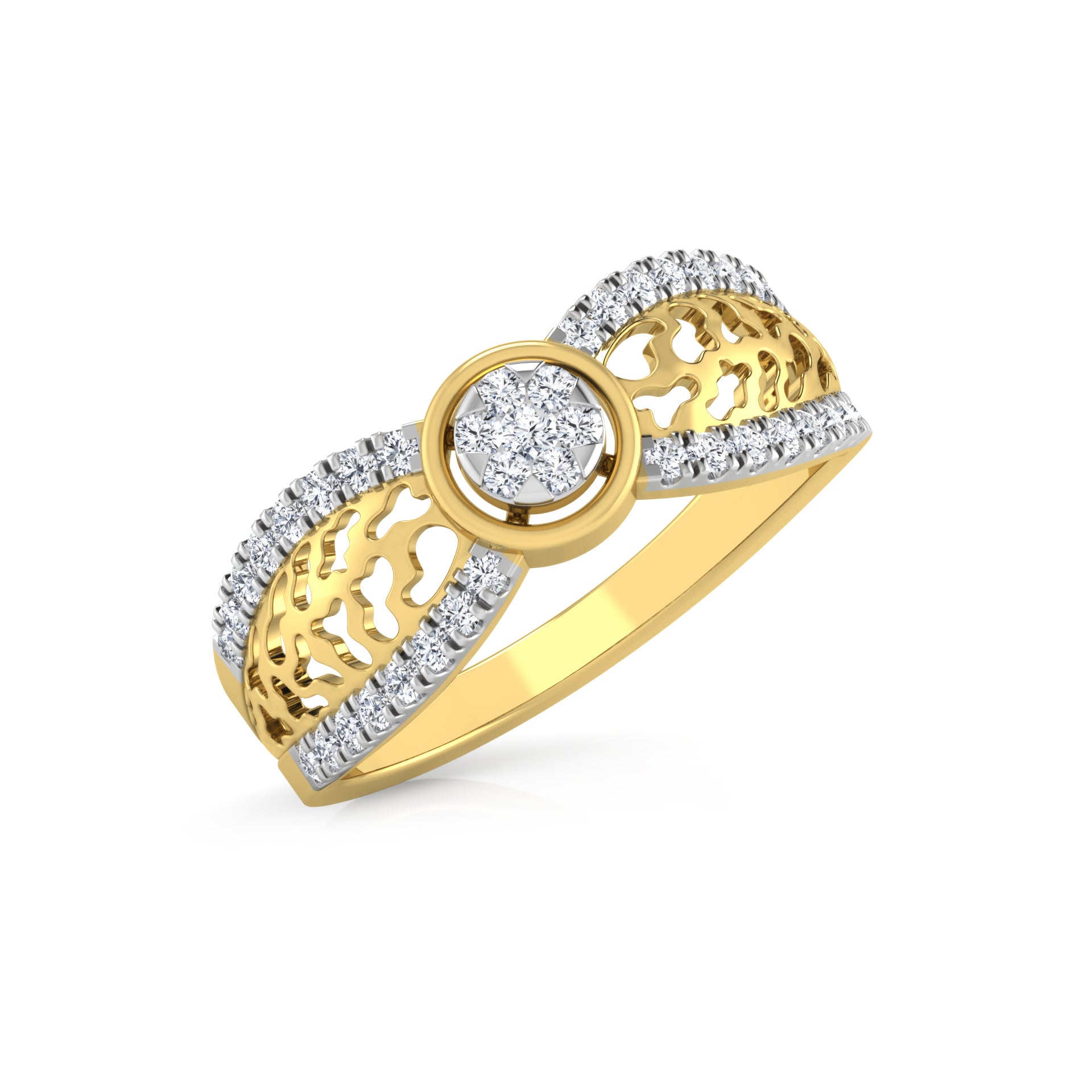Celestial Chantilly Charisma 14Kt Diamond Ring
