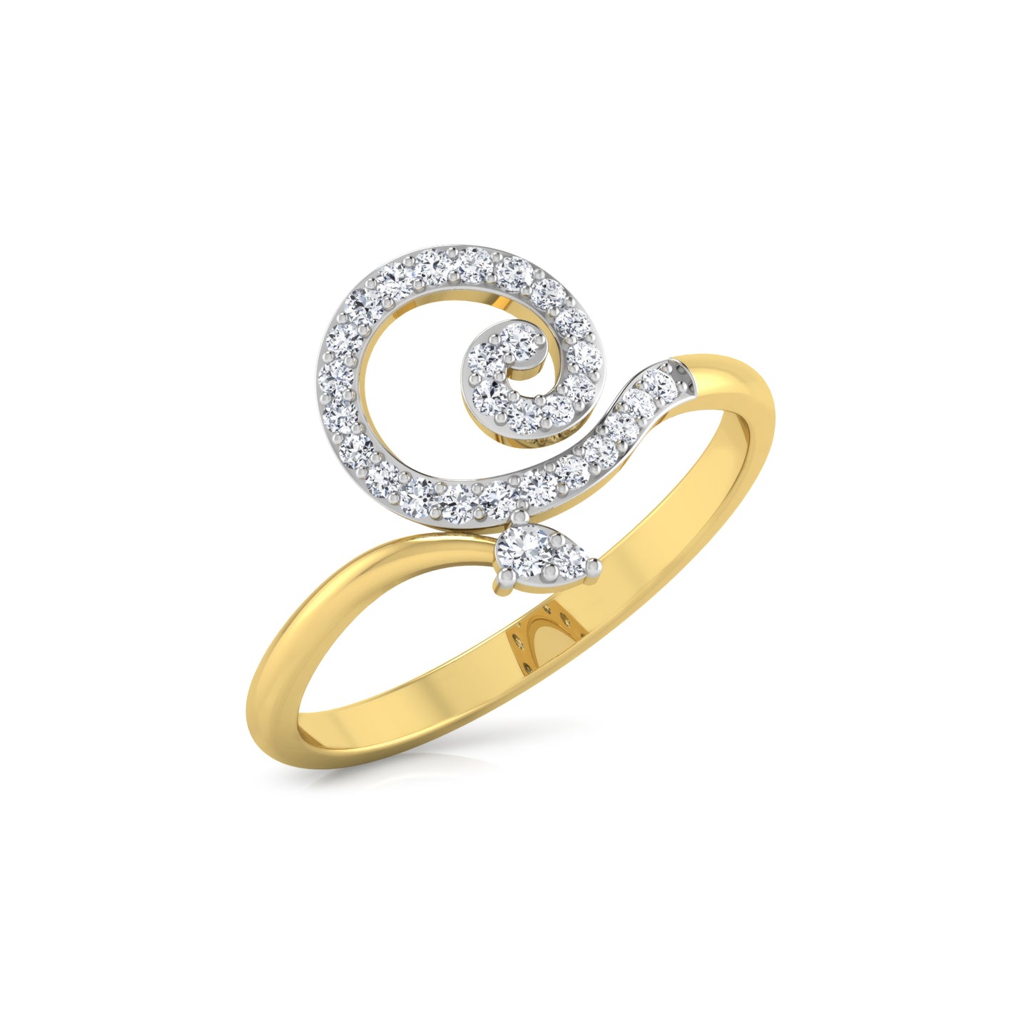 Moonlit Majesty Mosaic 14Kt Diamond Ring