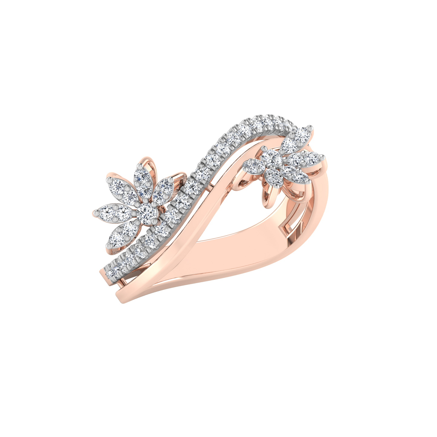 Celestial Crystal Celeste 14Kt Diamond Ring