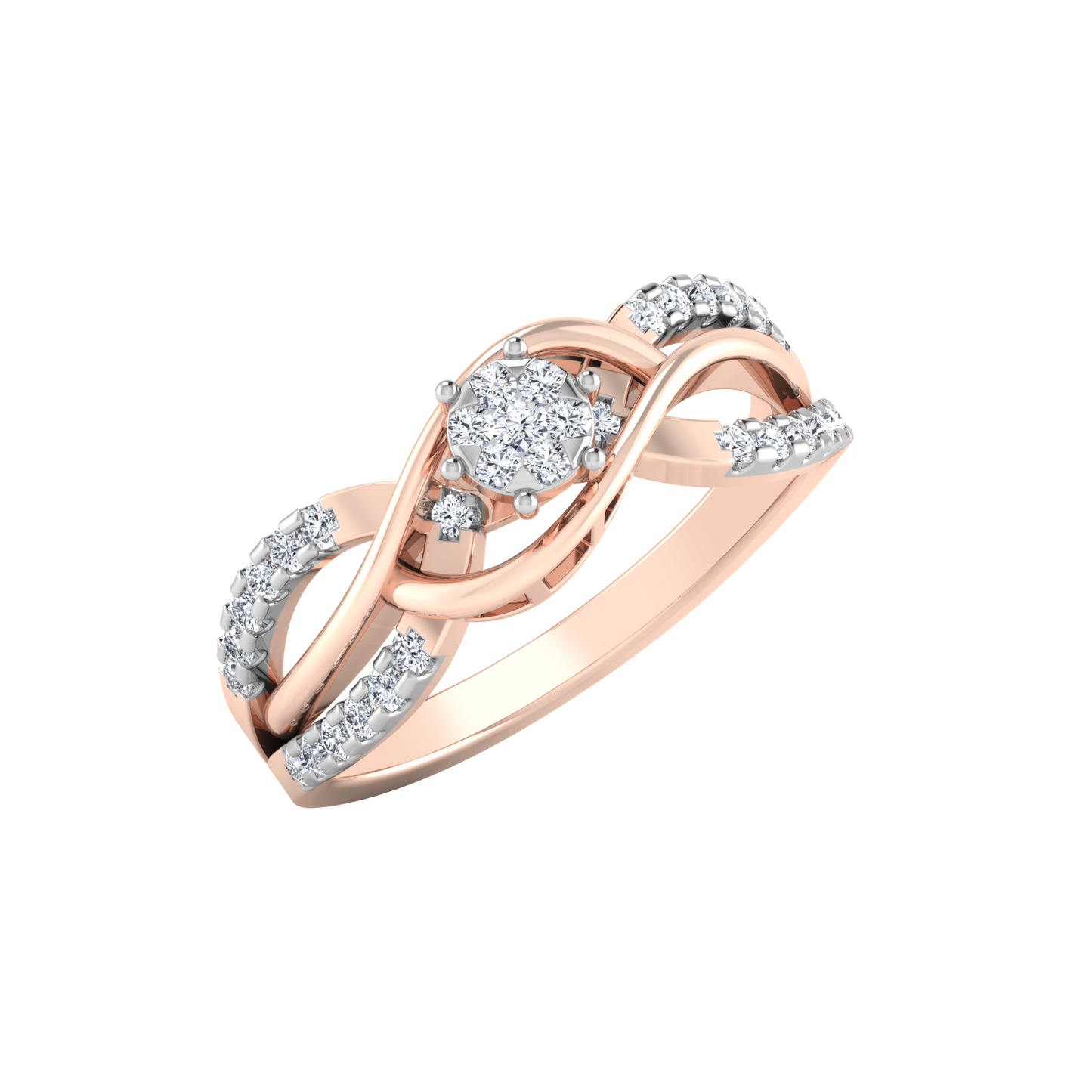 Azure Alchemy Adoration 14Kt Diamond Ring
