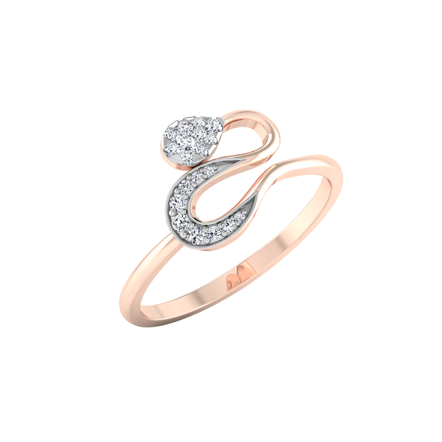 Enchanted Ember Essence 14Kt Diamond Ring