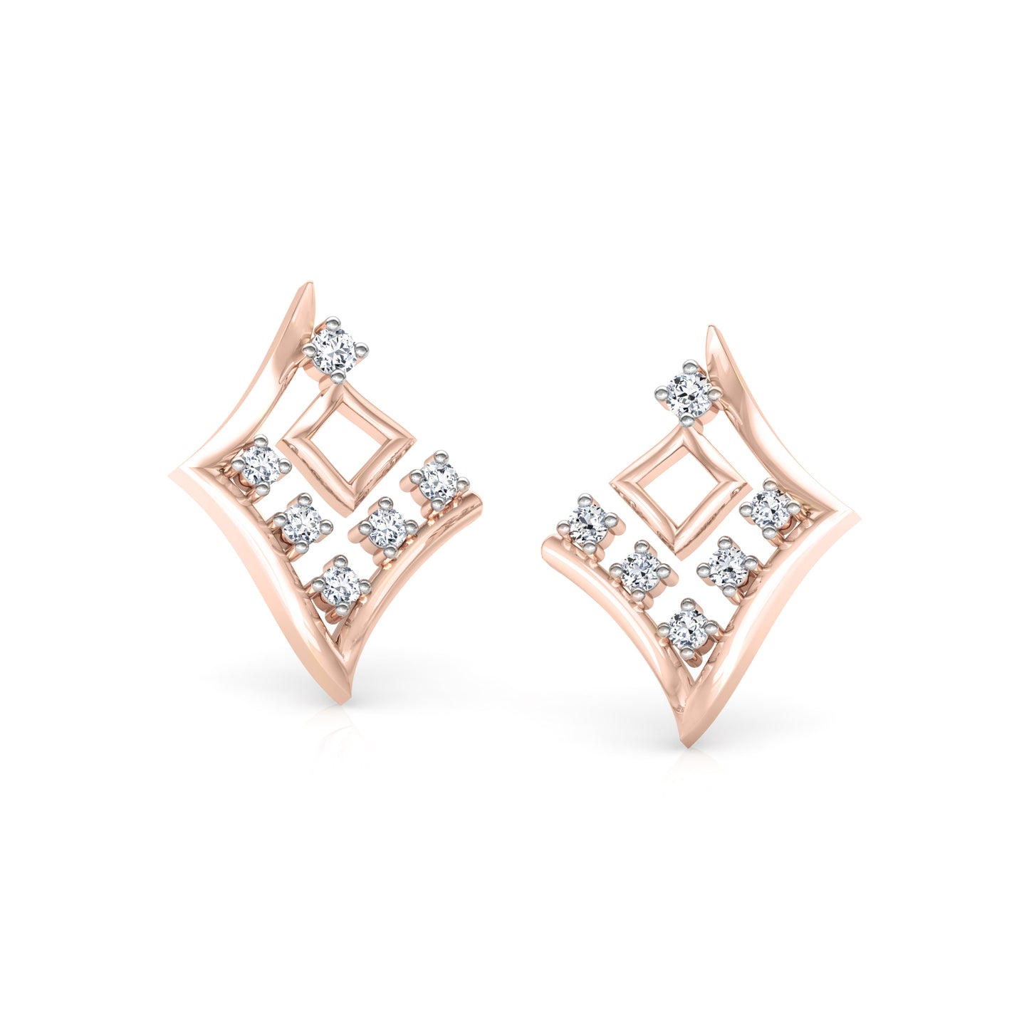 Illustrious Iris Earrings 18K
