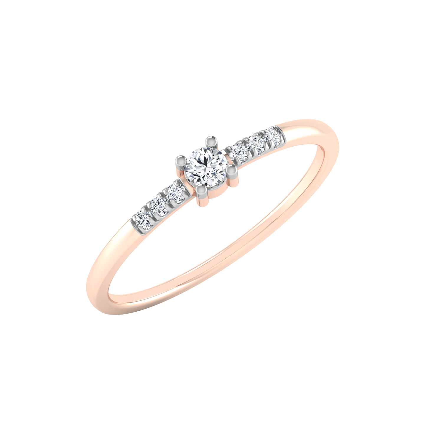 Harmonic 14Kt Diamond Ring