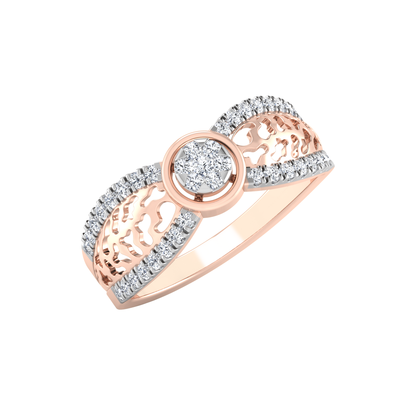 Celestial Chantilly Charisma 14Kt Diamond Ring