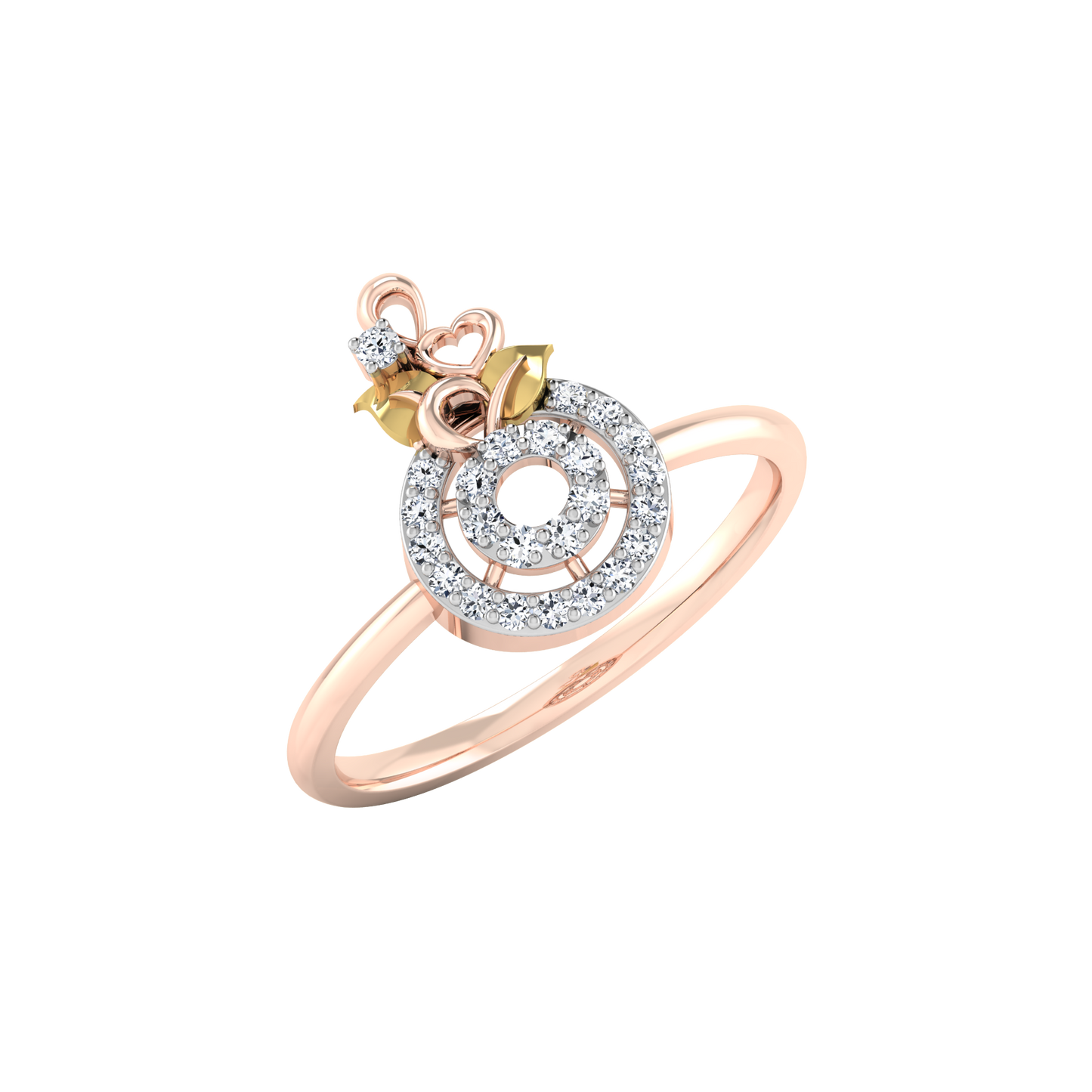 Rose Radiance 14Kt Diamond Ring