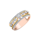 Gilded Gala Grandeur 14Kt Diamond Ring