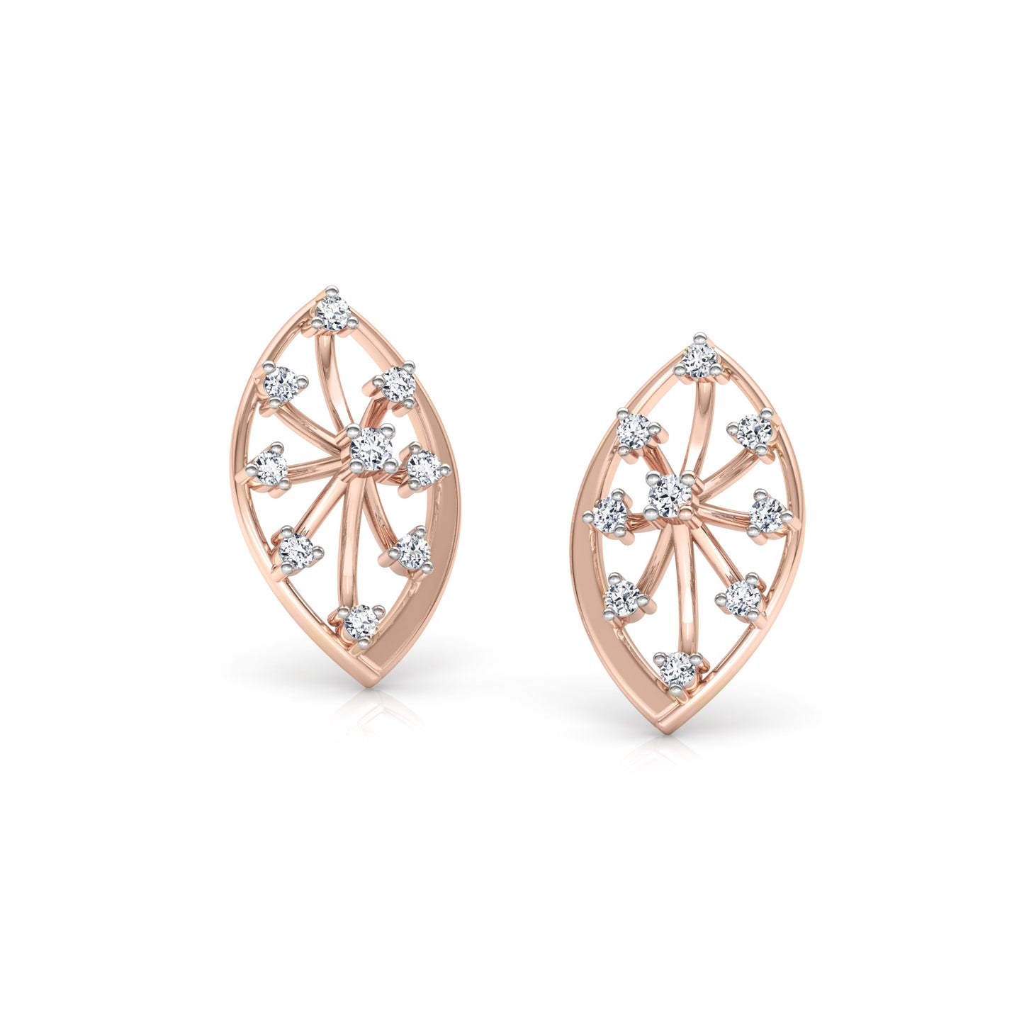 Mystical Marquise Earrings 18K