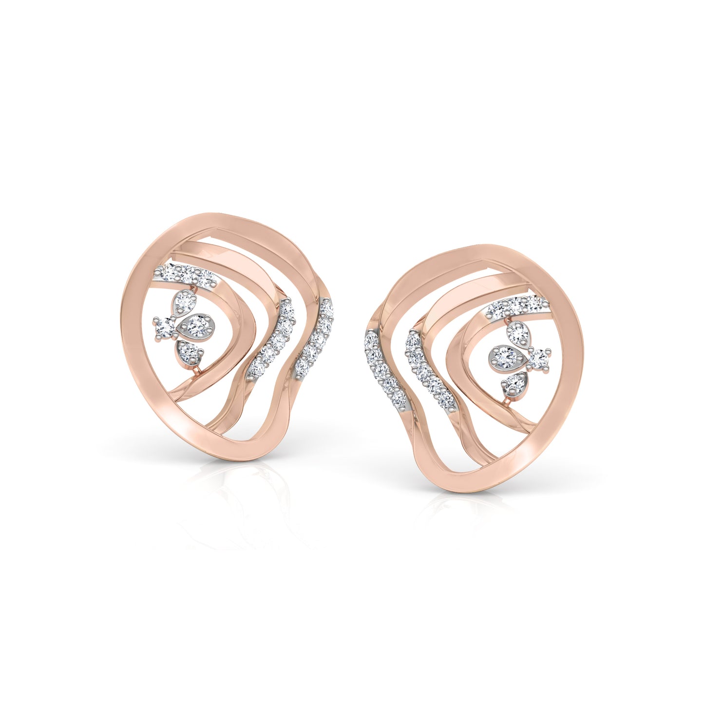 Elysian Echo Earrings 18K