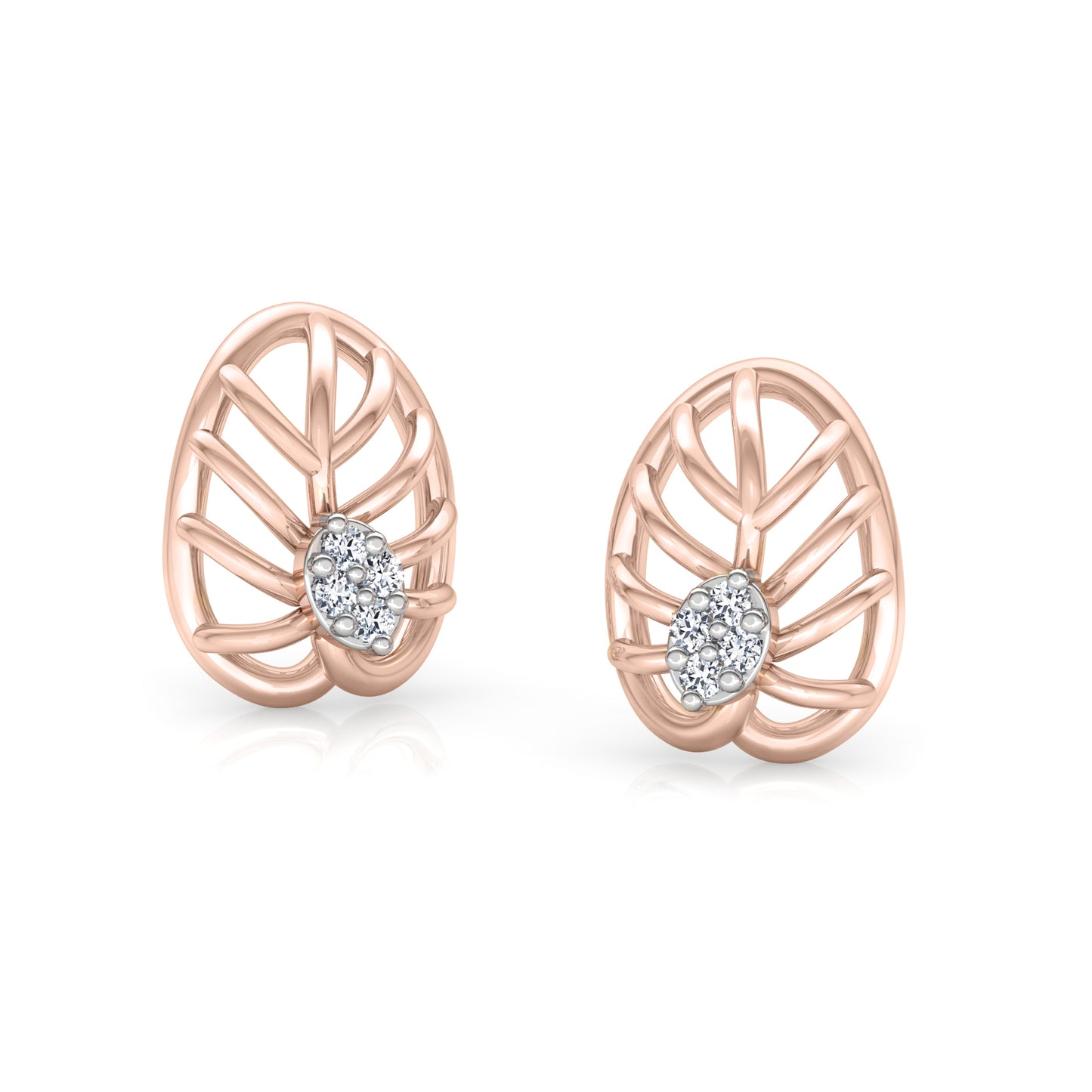 Blushing Breeze Earrings 18K
