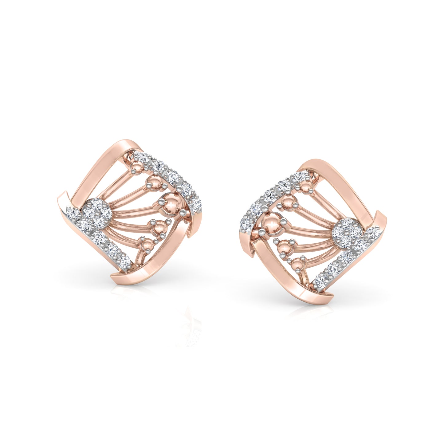 Diamond Dewdrop Earrings 18K