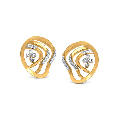Elysian Echo Earrings 18K