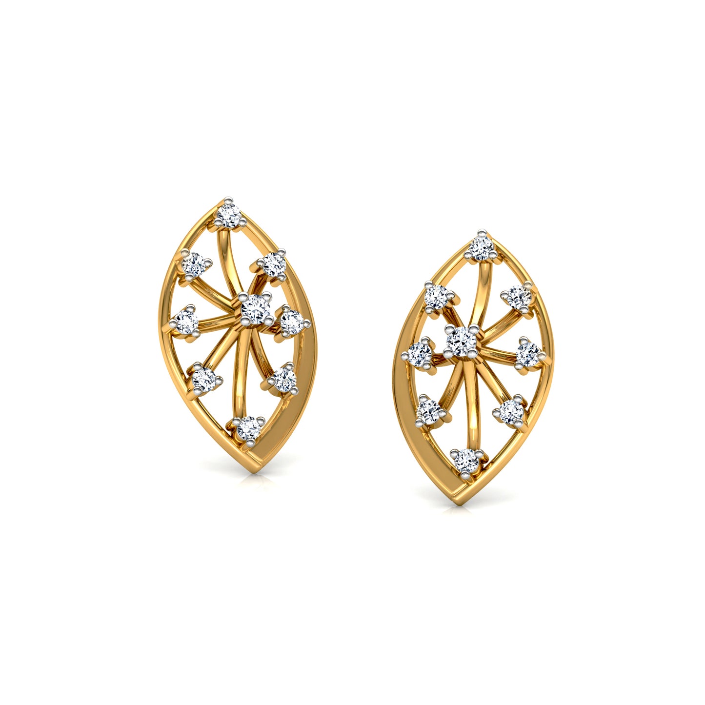 Mystical Marquise Earrings 18K