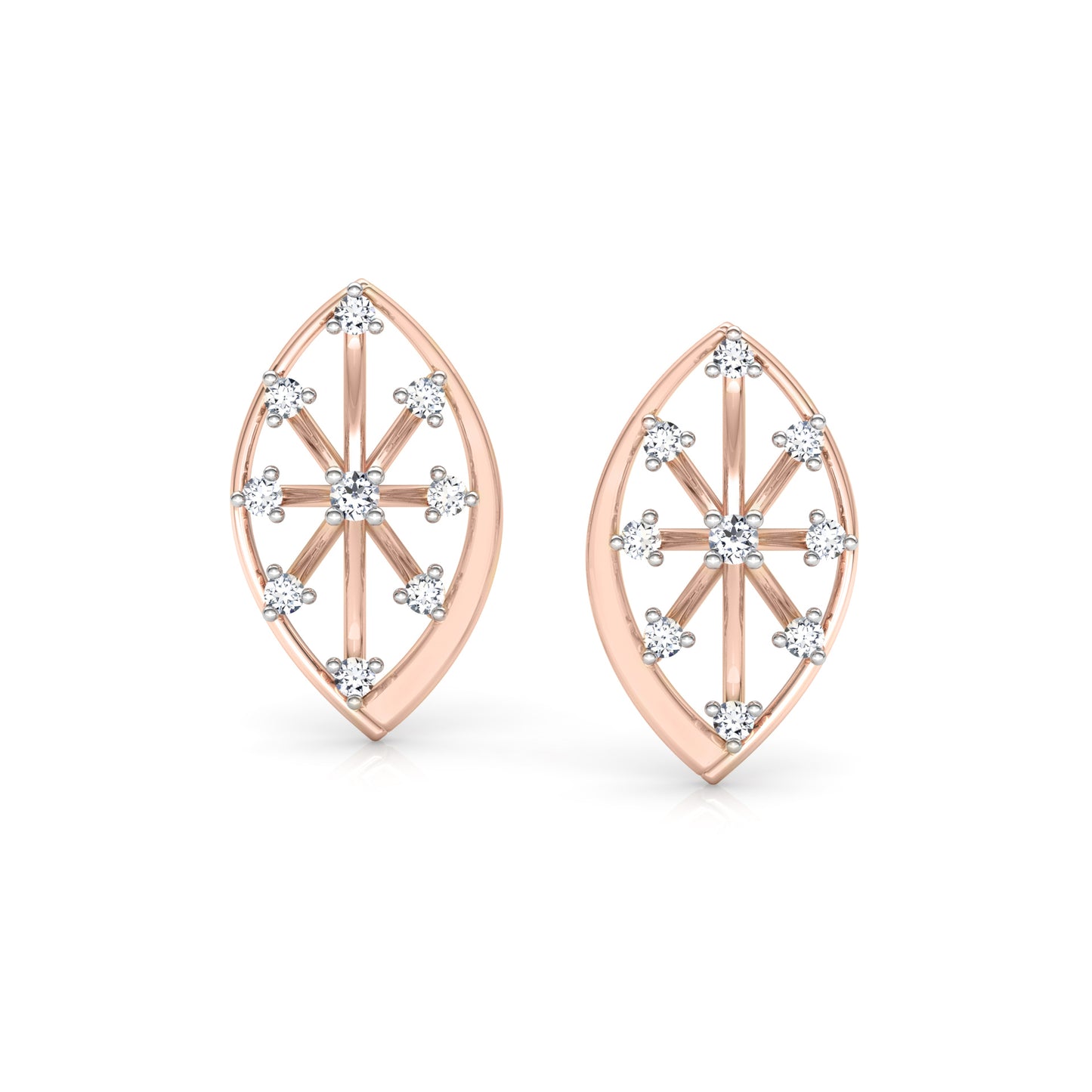 Mystical Marquise Earrings 18K