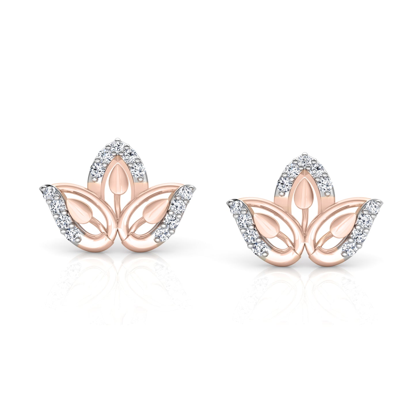 Shimmering Diamond Earrings