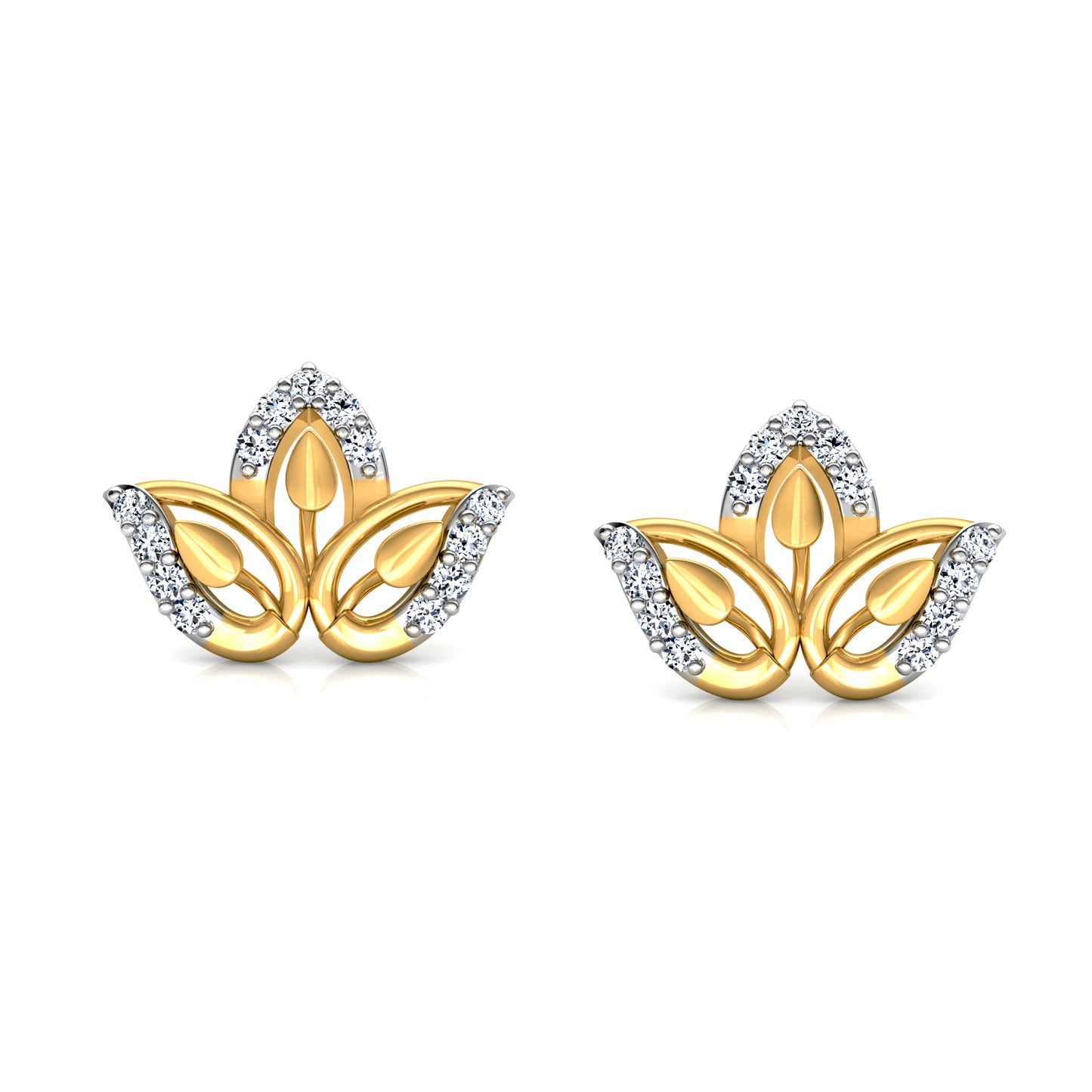 Shimmering Diamond Earrings