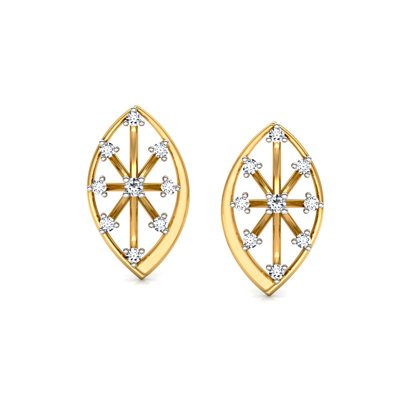 Mystical Marquise Earrings 18K