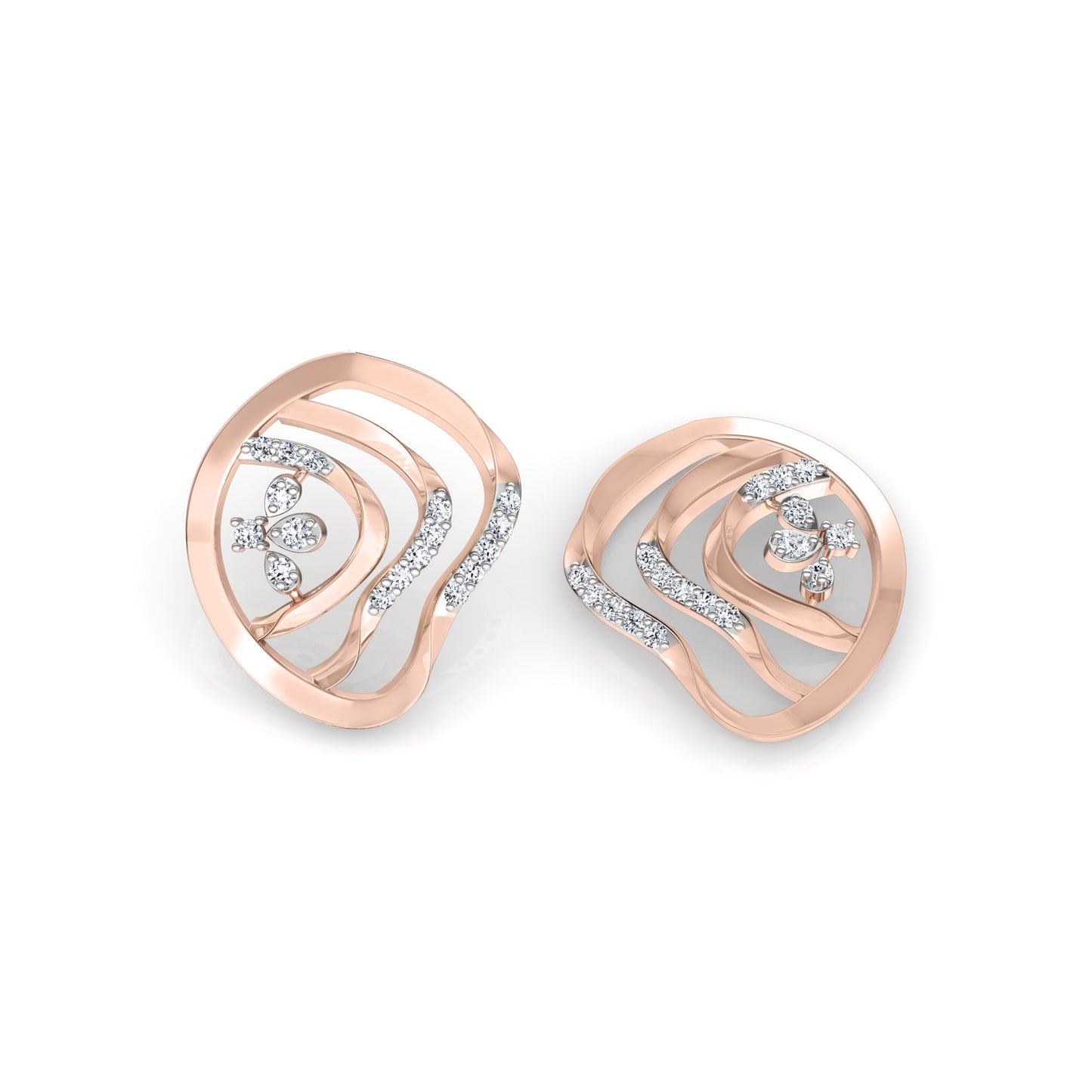 Elysian Echo Earrings 18K