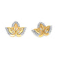Shimmering Diamond Earrings