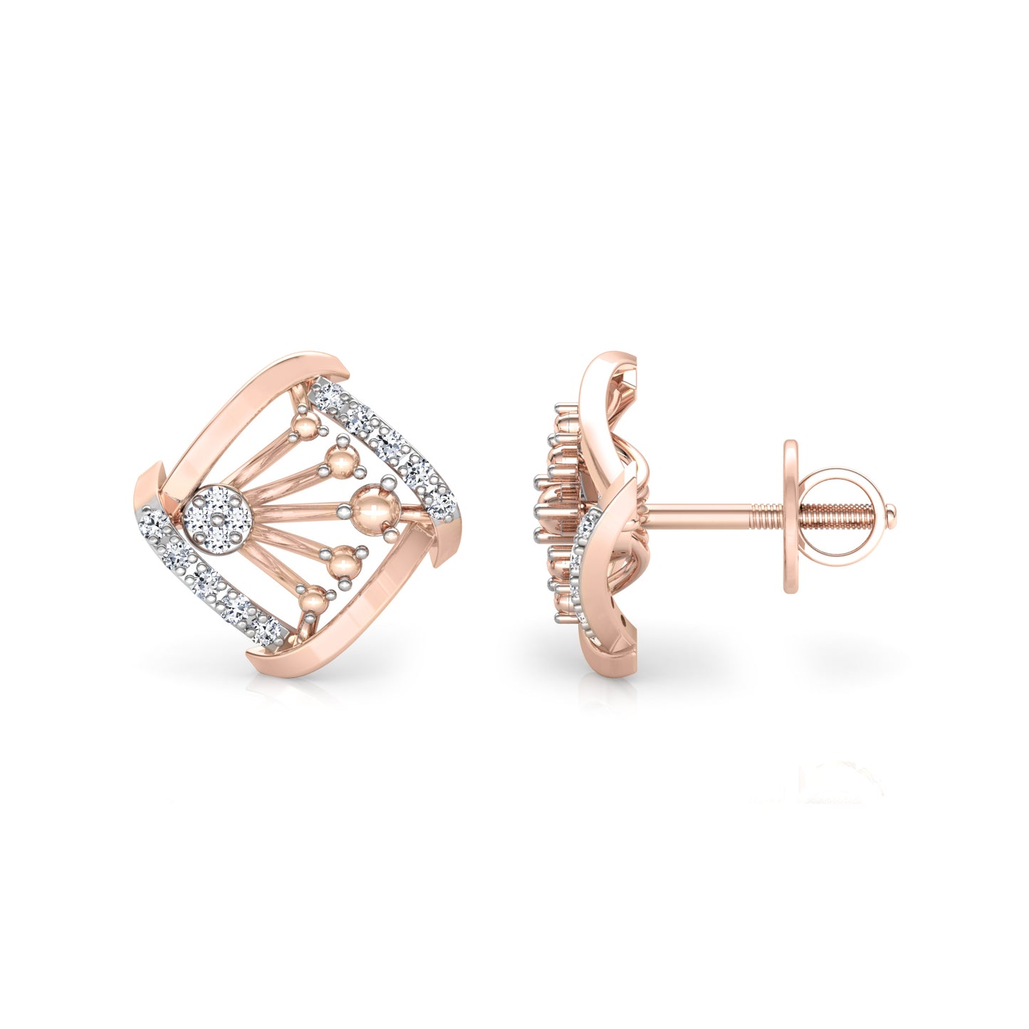 Diamond Dewdrop Earrings 18K