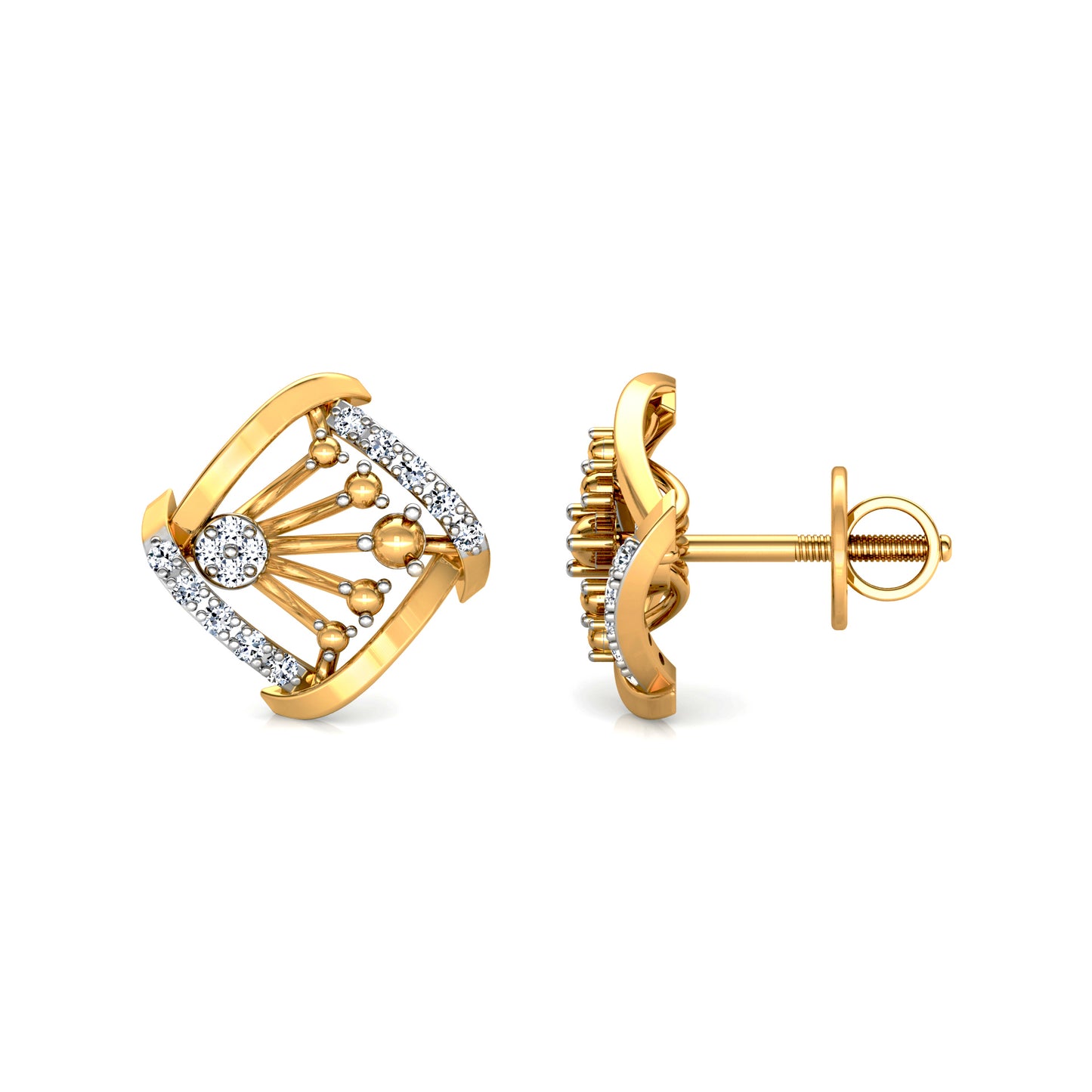 Diamond Dewdrop Earrings