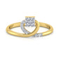 Enigmatic Eternity Echo 14Kt Diamond Ring
