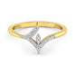 Ethereal Echo Elegance 14Kt Diamond Ring