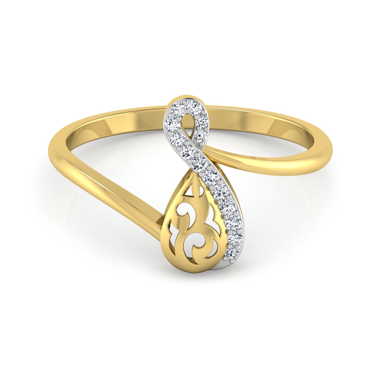 Prism Panorama 14Kt Diamond Ring
