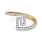 Radiant Rose Quartz Regalia 18Kt Diamond Ring