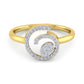 Whispering Whirlwind 14Kt Diamond Ring
