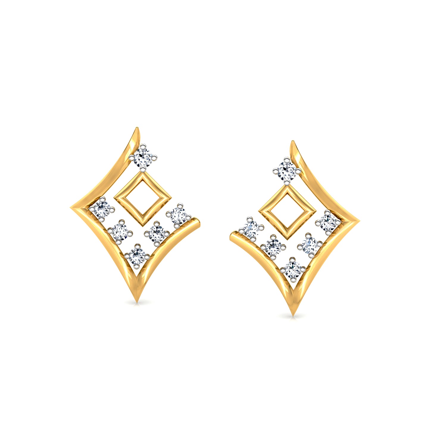 Illustrious Iris Earrings 18K