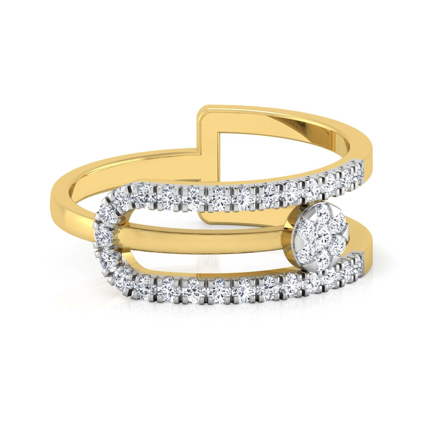 Rosewood Radiance 18Kt Diamond Ring
