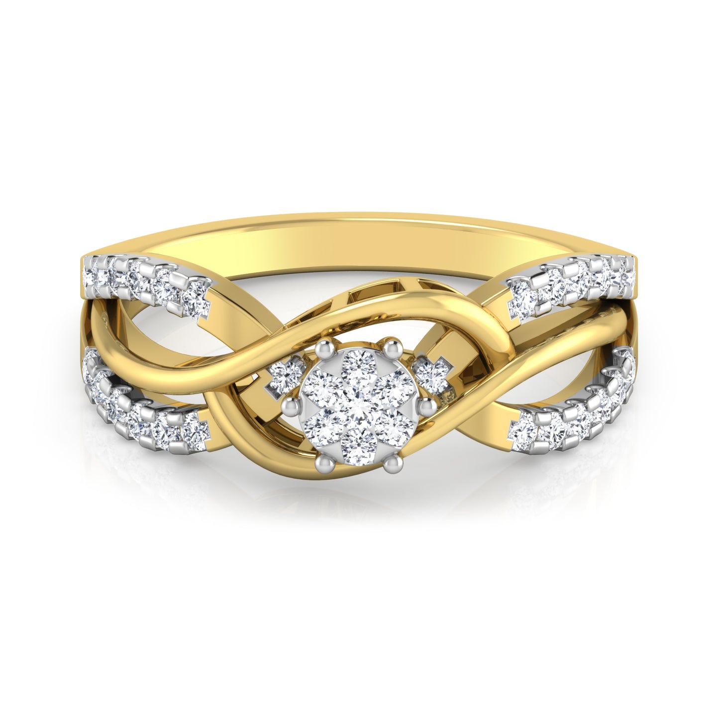 Azure Alchemy Adoration 14Kt Diamond Ring
