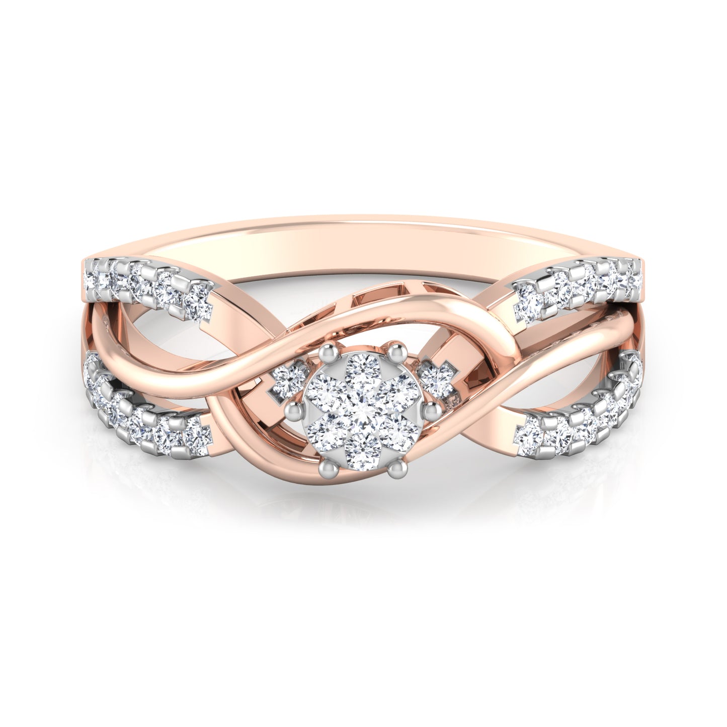 Azure Alchemy Adoration 18Kt Diamond Ring