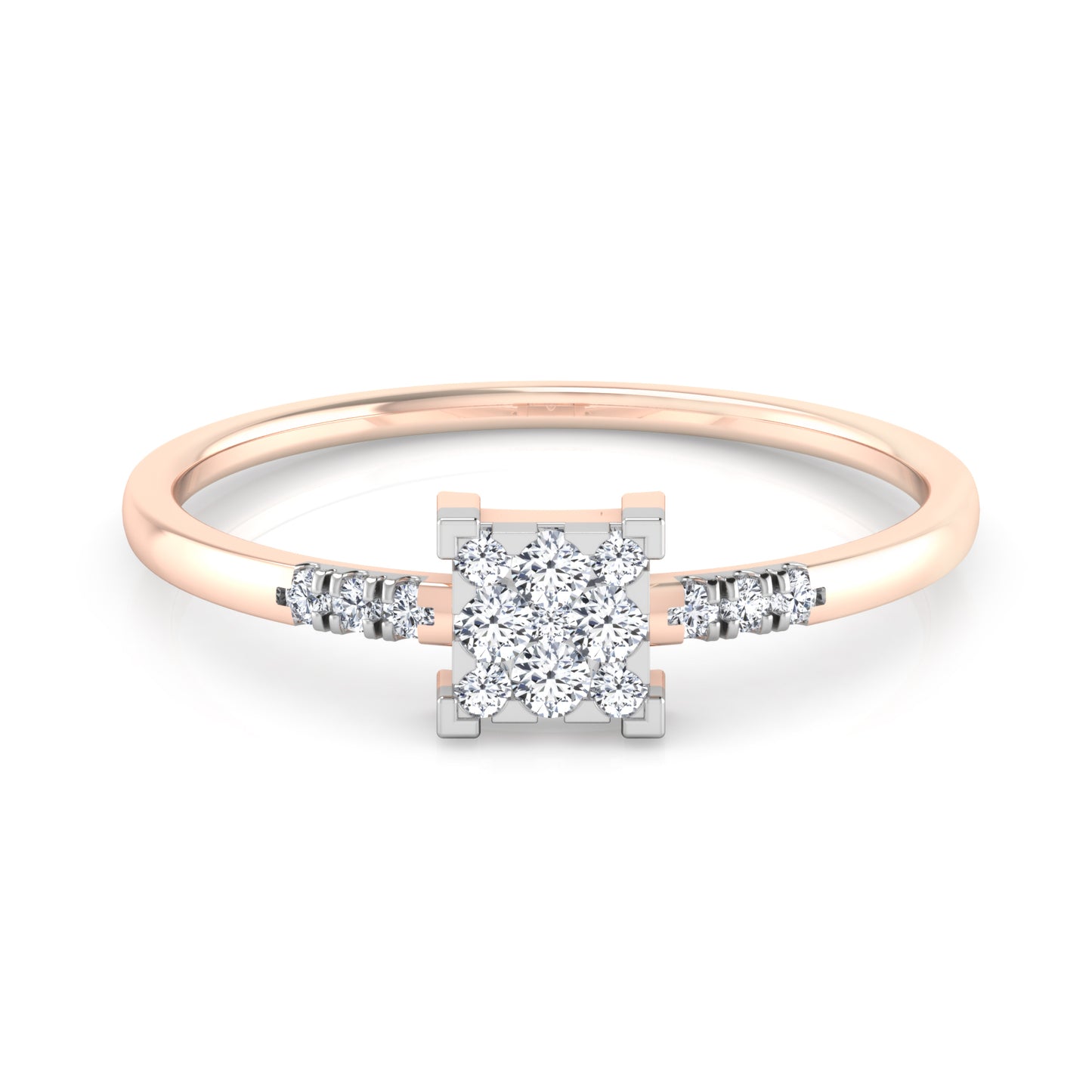Mirage 14Kt Diamond Ring For Women
