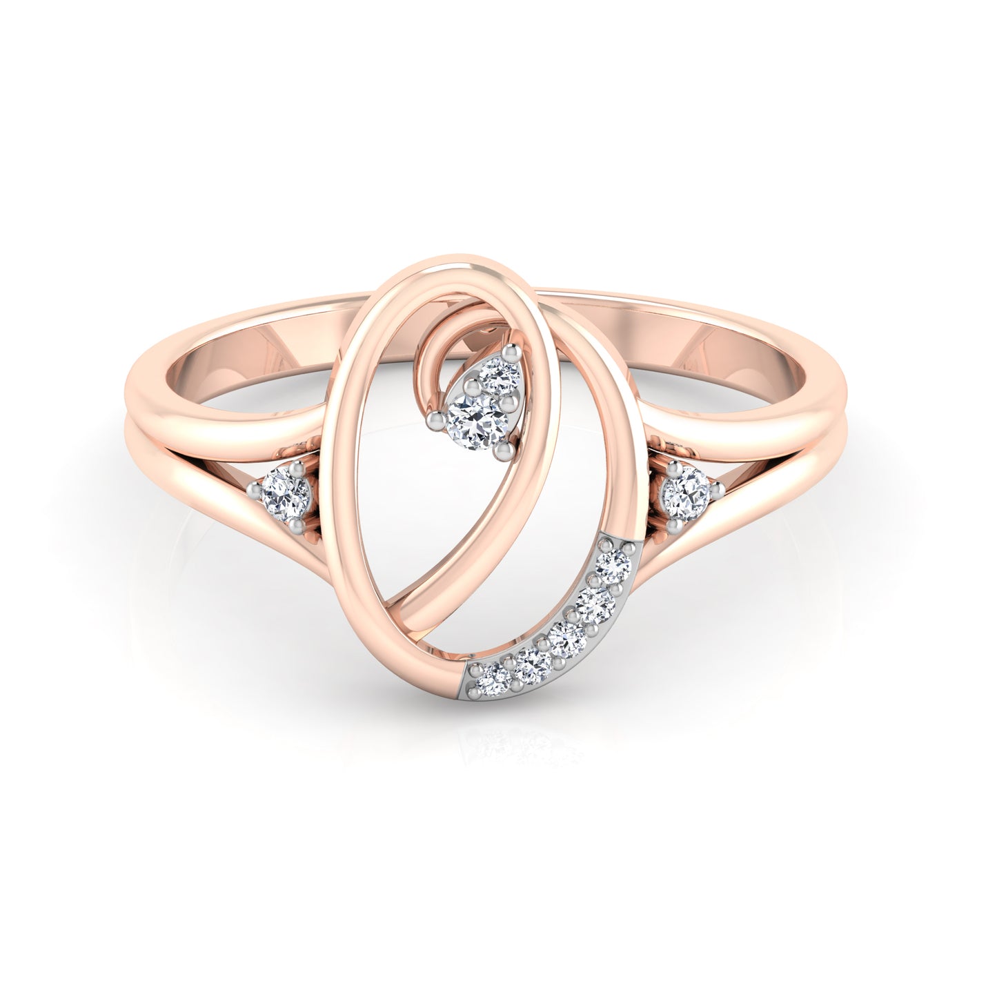 Ember Elegance Extravaganza 18Kt Diamond Ring