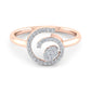 Whispering Whirlwind 18Kt Diamond Ring