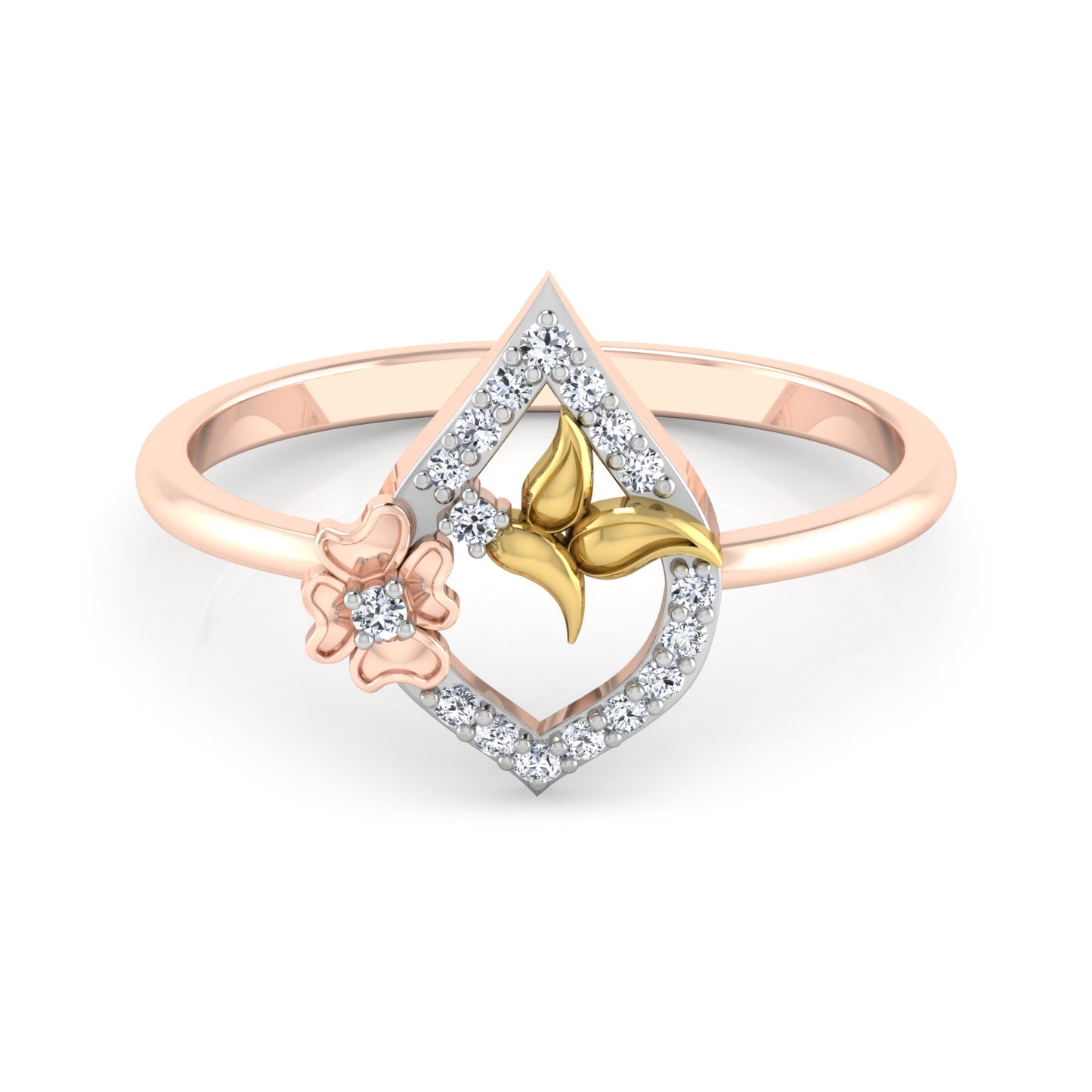 Lustrous Luminance Luster 14Kt Diamond Ring