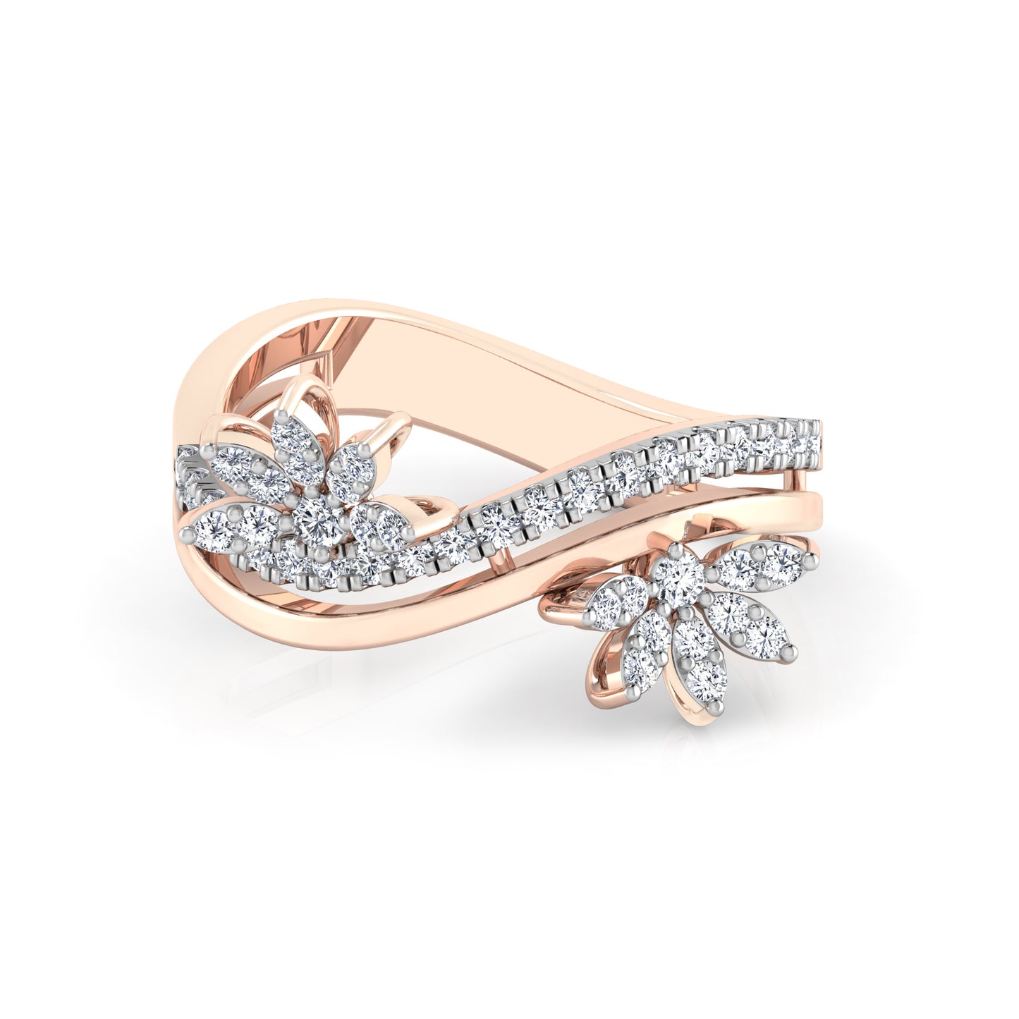 Celestial Crystal Celeste 14Kt Diamond Ring