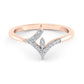 Ethereal Echo Elegance 14Kt Diamond Ring